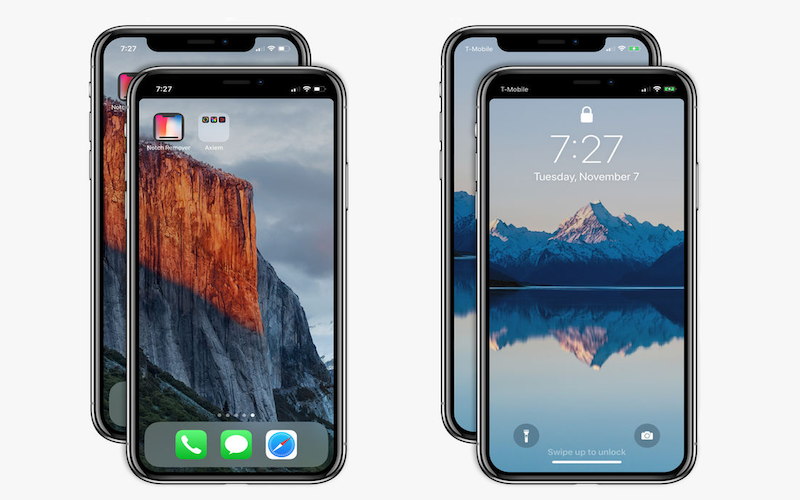 Notch of iPhone X