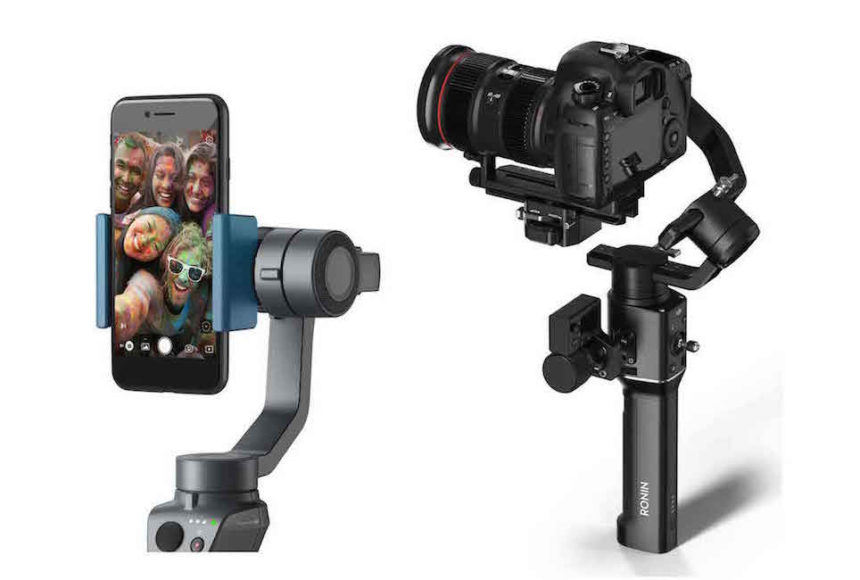 DJI Osmo Mobile 2 and Ronin-S